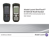Picture of the  8118, 8128 WLAN Handset User Manual