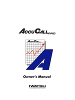 Picture of the Iwatsu AccuCall Pro User Manual