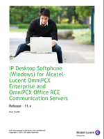 Picture of the Alcatel-Lucent IP Desktop Softphone for Microsoft Windows User Manual