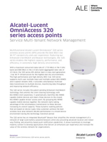Picture of the alcatel-lucent OmniAccess 320 series access points brochure
