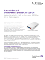 Picture of the OmniAccess Stellar AP1201H brochure