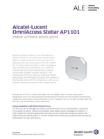 Picture of the alcatel-lucent OmniAccess Stellar AP1101 access point brochure