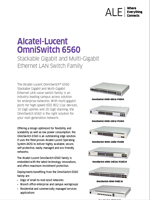 Picture of the OmniSwitch 6560 brochure.